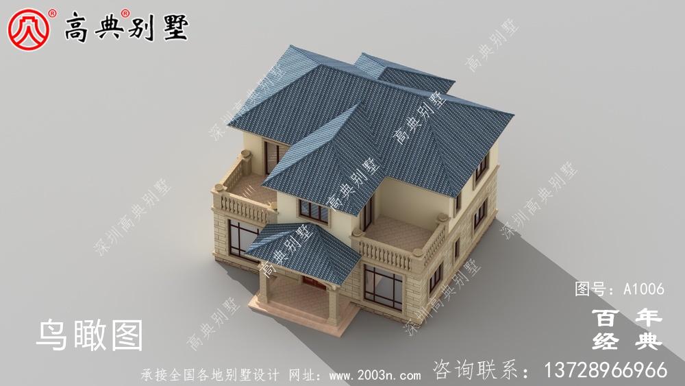 農(nóng)村簡(jiǎn)單兩層別墅設(shè)計(jì)圖紙及效果圖_兩層自建房屋設(shè)計(jì)圖