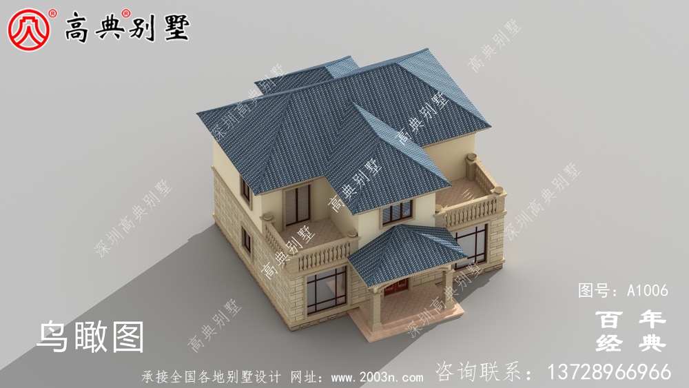 農(nóng)村簡(jiǎn)單兩層別墅設(shè)計(jì)圖紙及效果圖_兩層自建房屋設(shè)計(jì)圖