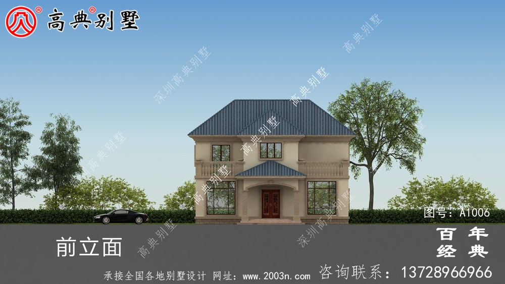農(nóng)村簡(jiǎn)單兩層別墅設(shè)計(jì)圖紙及效果圖_兩層自建房屋設(shè)計(jì)圖