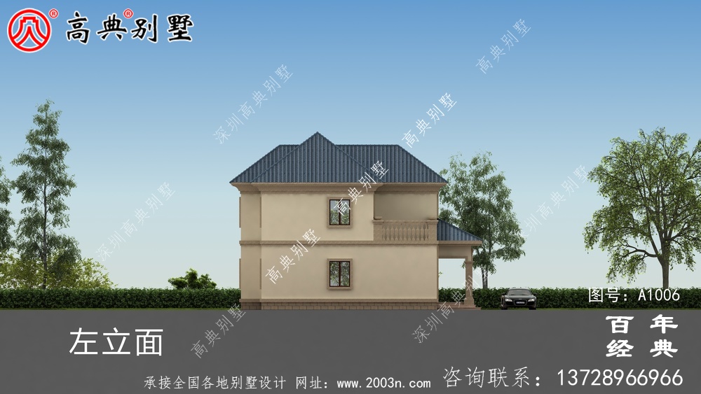 農(nóng)村簡(jiǎn)單兩層別墅設(shè)計(jì)圖紙及效果圖_兩層自建房屋設(shè)計(jì)圖