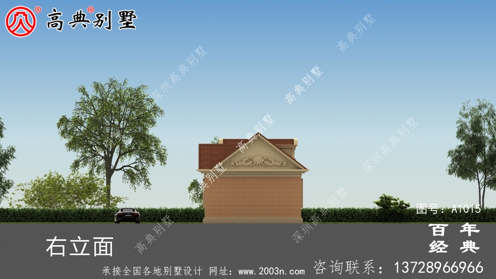一層歐式別墅設計圖紙及效果圖_農村平房設計圖
