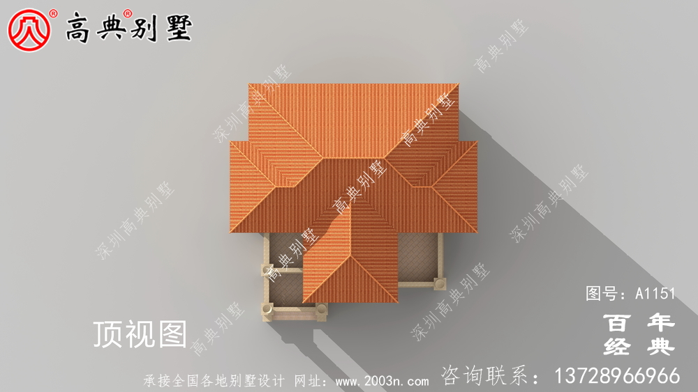典雅復式四層歐式別墅外觀設計效果圖_鄉村四層別墅設計圖紙