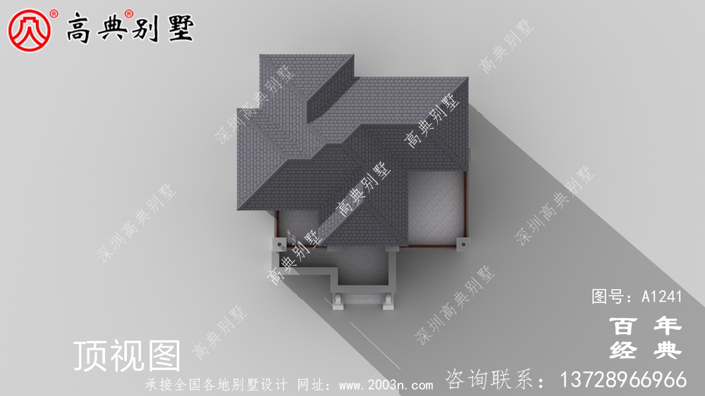 新中式三層歐式復式大別墅設計工程圖紙及設計效果圖_別墅設計圖紙