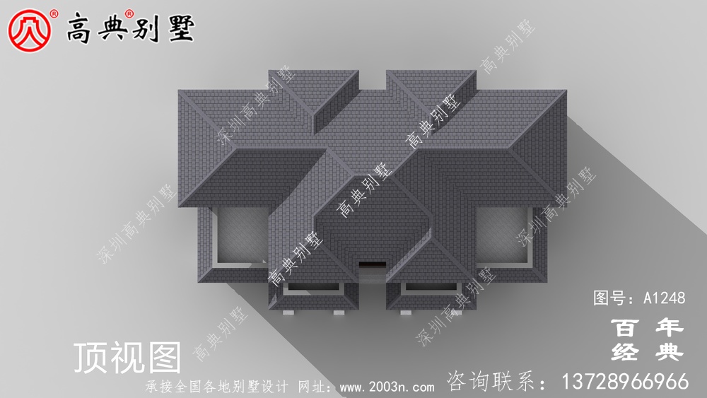 復(fù)式雙拼三層新中式別墅外觀設(shè)計(jì)效果圖_農(nóng)村三層別墅設(shè)計(jì)圖紙