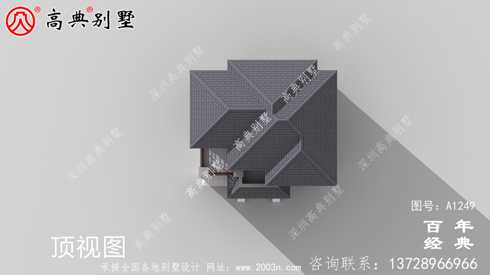 新中式三層復(fù)式農(nóng)村別墅設(shè)計(jì)圖紙及效果圖_三層別墅外觀效果圖