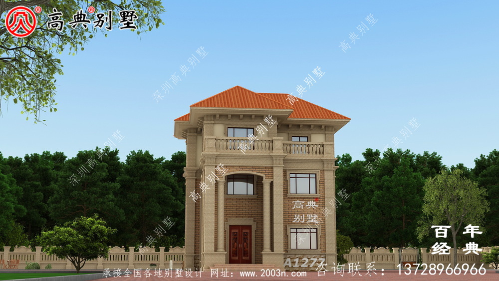 歐式三層小別墅圖紙及效果圖_農村三層別墅圖紙 歐式三層小別墅圖紙及效果圖_農村三層別墅圖紙