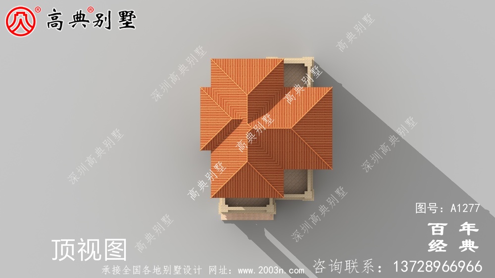 歐式三層小別墅圖紙及效果圖_農村三層別墅圖紙