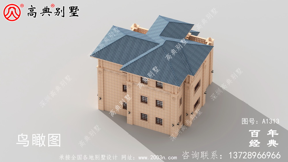 低調(diào)奢華三層復(fù)式農(nóng)村別墅設(shè)計(jì)圖紙及效果圖_農(nóng)村三層別墅圖紙