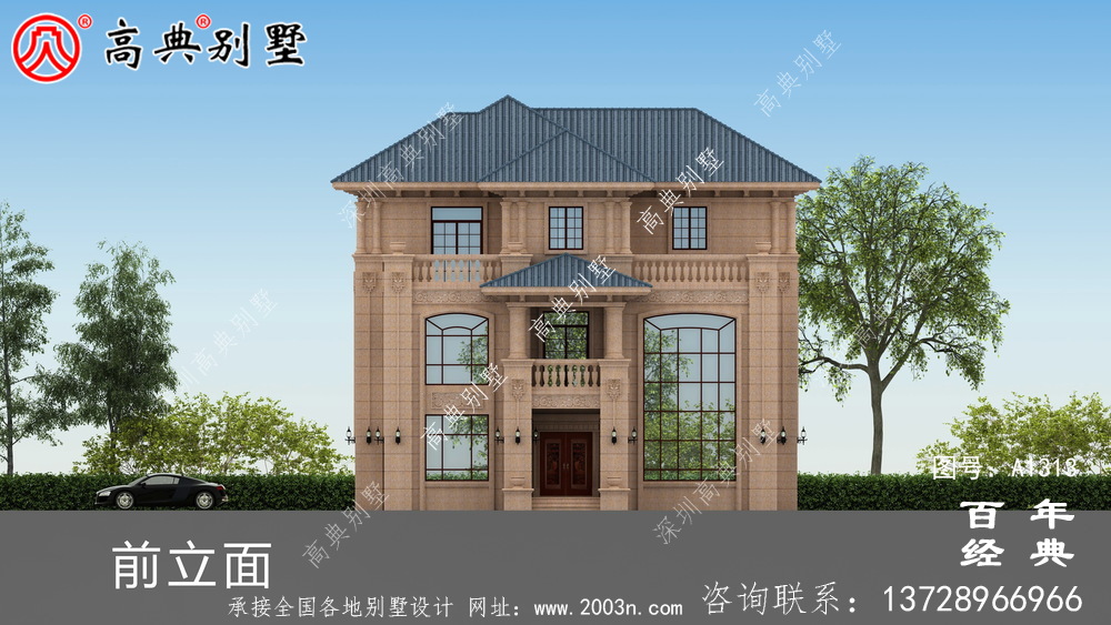 低調(diào)奢華三層復(fù)式農(nóng)村別墅設(shè)計(jì)圖紙及效果圖_農(nóng)村三層別墅圖紙