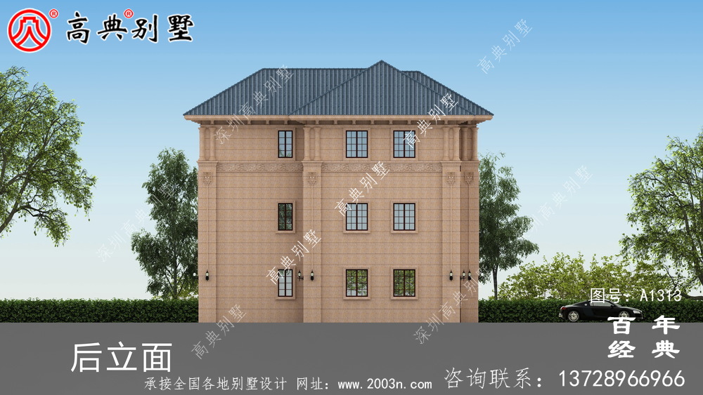 低調(diào)奢華三層復(fù)式農(nóng)村別墅設(shè)計(jì)圖紙及效果圖_農(nóng)村三層別墅圖紙
