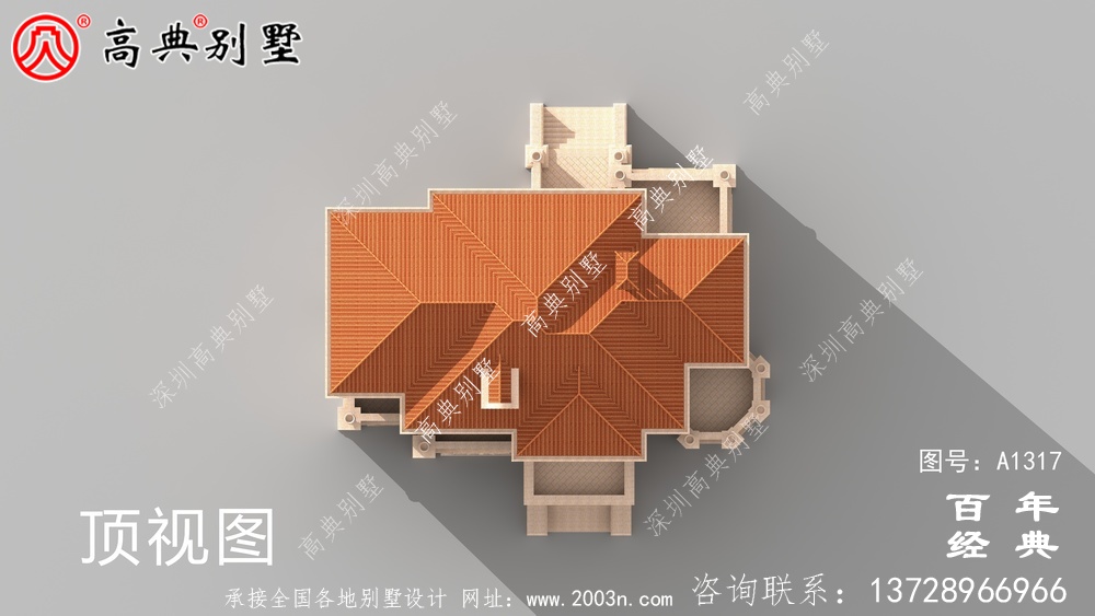 復式三層歐式別墅設計圖紙_農村三層別墅效果圖