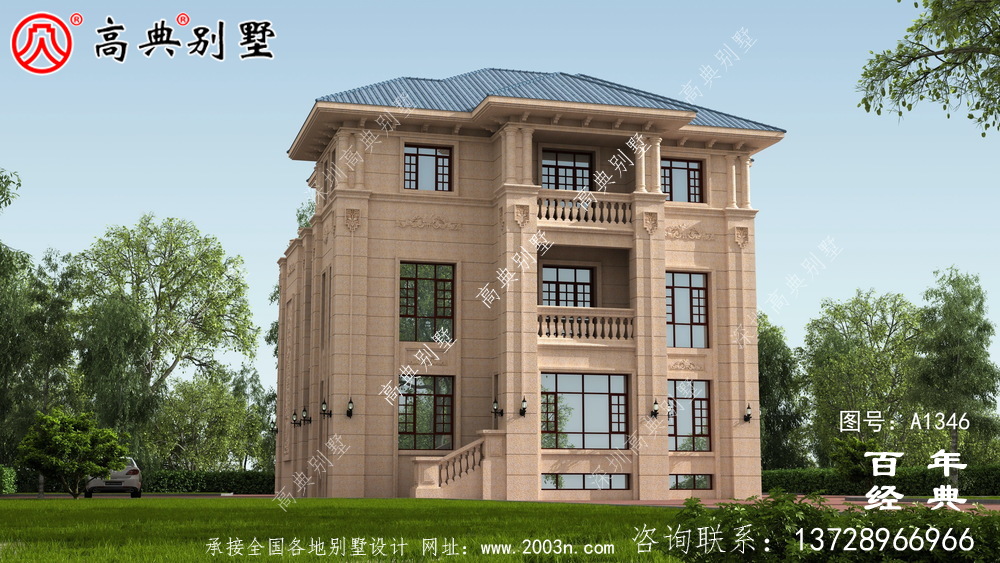 超豪華歐式三層復(fù)式別墅設(shè)計(jì)圖紙_三層別墅圖紙