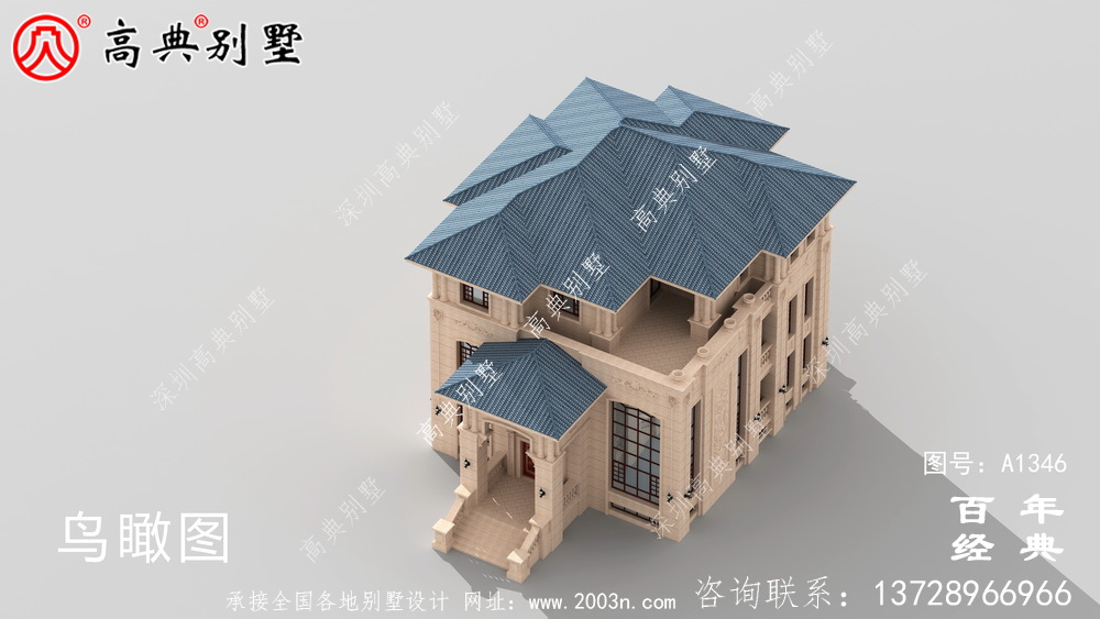 超豪華歐式三層復(fù)式別墅設(shè)計(jì)圖紙_三層別墅圖紙