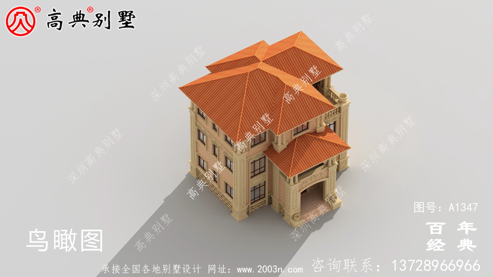 新農村三層復式自建別墅設計圖紙_農村三層建筑設計圖紙和施工圖