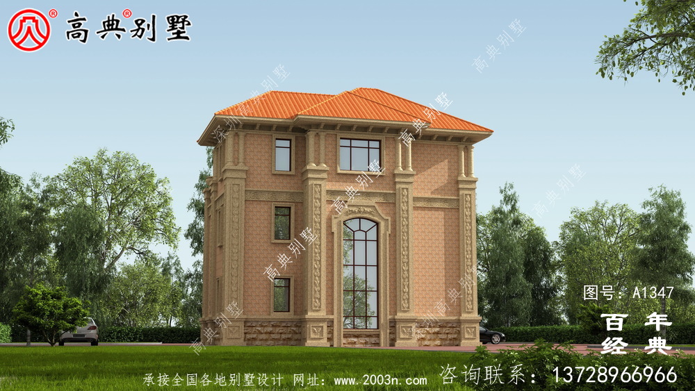 新農村三層復式自建別墅設計圖紙_農村三層建筑設計圖紙和施工圖