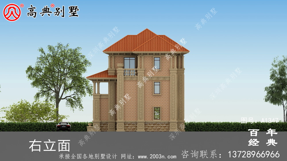 新農村三層復式自建別墅設計圖紙_農村三層建筑設計圖紙和施工圖