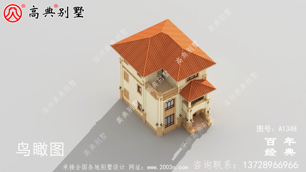 奢華好看的三層別墅設計圖紙整套_別墅設計圖紙