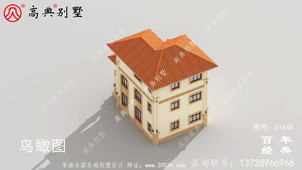 奢華好看的三層別墅設計圖紙整套_別墅設計圖紙