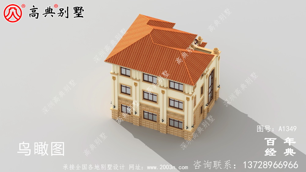 整套高端三層復(fù)式別墅工程圖紙_農(nóng)村別墅設(shè)計圖紙
