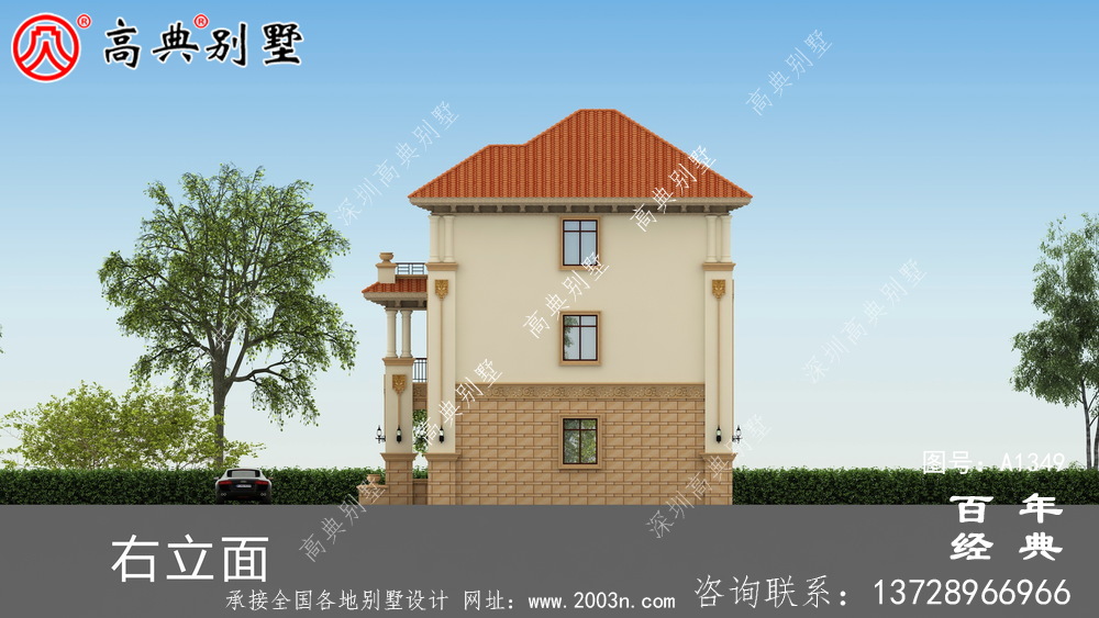 整套高端三層復(fù)式別墅工程圖紙_農(nóng)村別墅設(shè)計圖紙