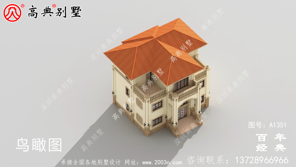 高級三層復式別墅圖紙集_別墅設計圖紙
