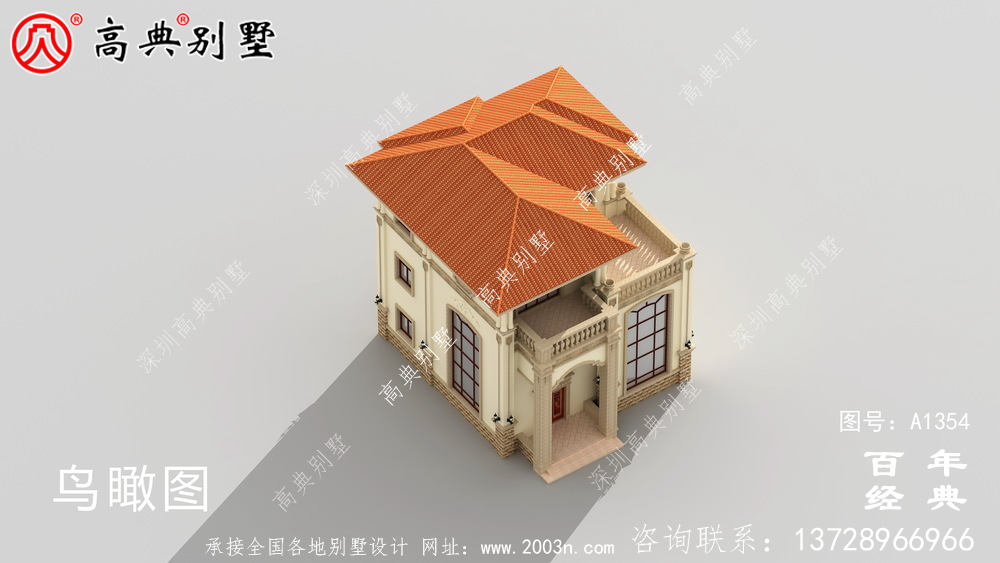 三樓歐式豪華復式別墅設計圖紙集_別墅設計圖紙