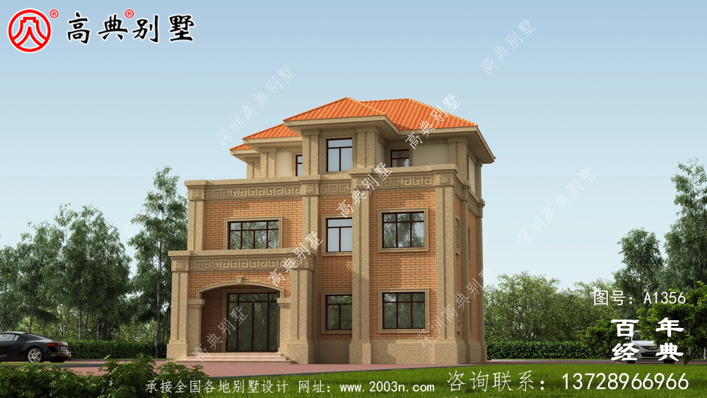 歐式三層農村別墅自建圖紙_別墅設計圖紙 歐式三層農村別墅自建圖紙_別墅設計圖紙