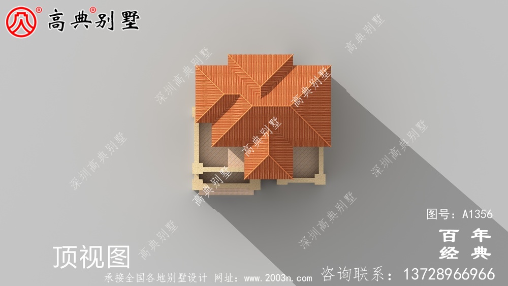 歐式三層農村別墅自建圖紙_別墅設計圖紙