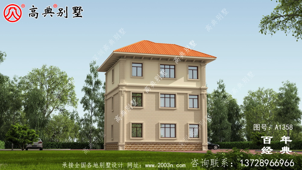 經(jīng)典復(fù)合三層歐式別墅設(shè)計(jì)_別墅設(shè)計(jì)圖紙