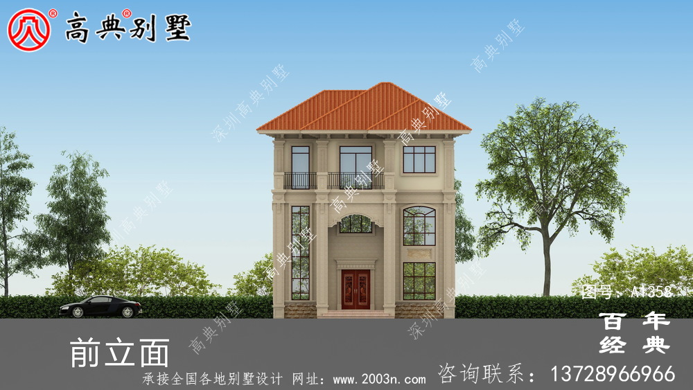 經(jīng)典復(fù)合三層歐式別墅設(shè)計(jì)_別墅設(shè)計(jì)圖紙