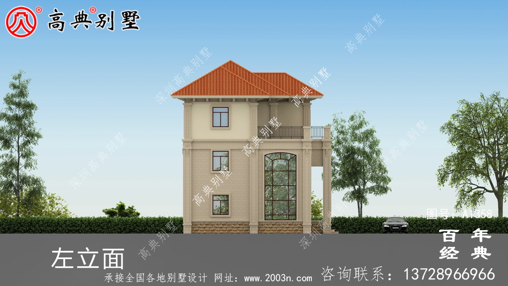 經(jīng)典復(fù)合三層歐式別墅設(shè)計(jì)_別墅設(shè)計(jì)圖紙