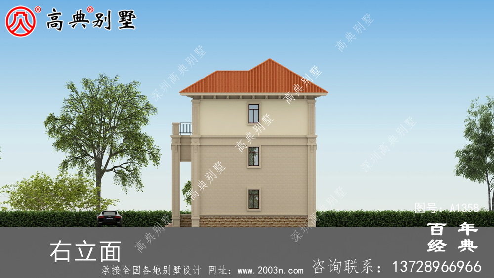 經(jīng)典復(fù)合三層歐式別墅設(shè)計(jì)_別墅設(shè)計(jì)圖紙