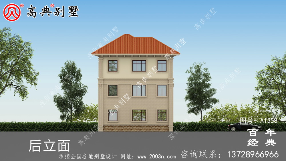 經(jīng)典復(fù)合三層歐式別墅設(shè)計(jì)_別墅設(shè)計(jì)圖紙