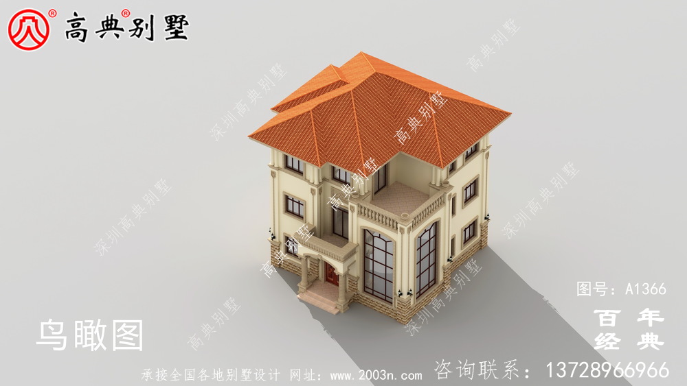 三樓歐式豪華別墅設計圖紙集_別墅設計圖紙