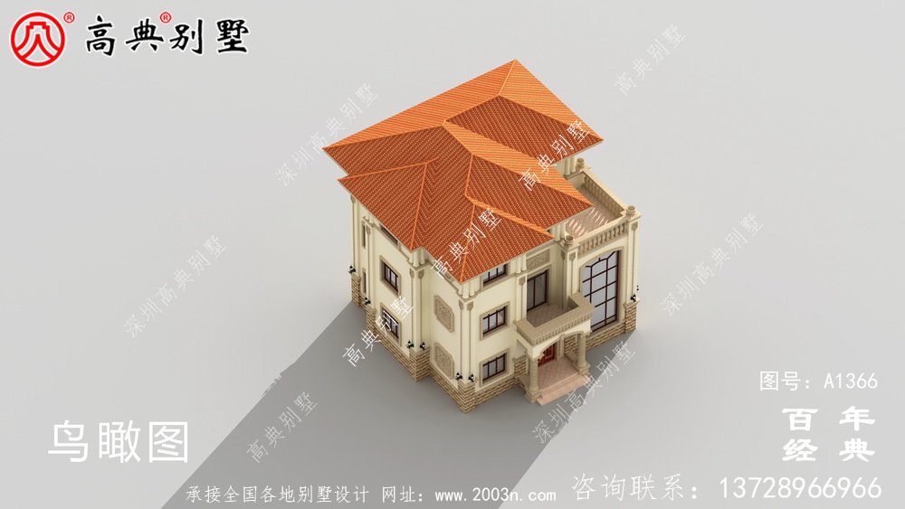 三樓歐式豪華別墅設計圖紙集_別墅設計圖紙