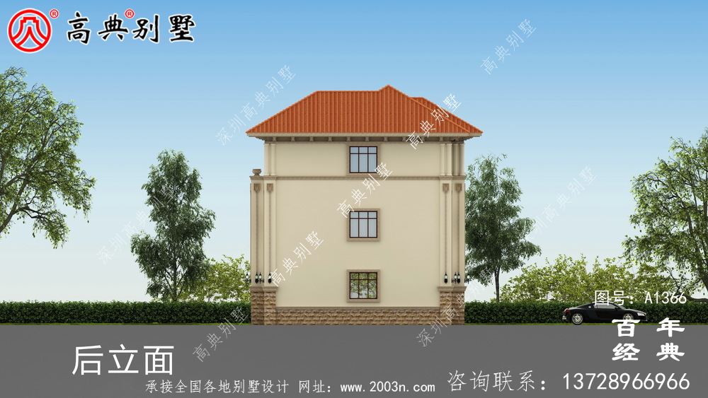 三樓歐式豪華別墅設計圖紙集_別墅設計圖紙