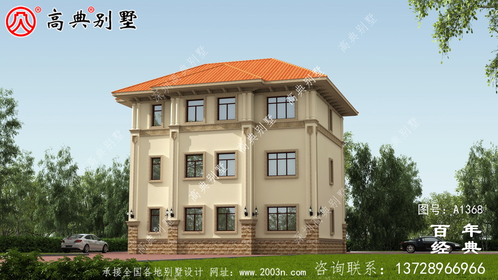 復(fù)式高檔三層歐式別墅全套設(shè)計(jì)圖_別墅設(shè)計(jì)圖紙