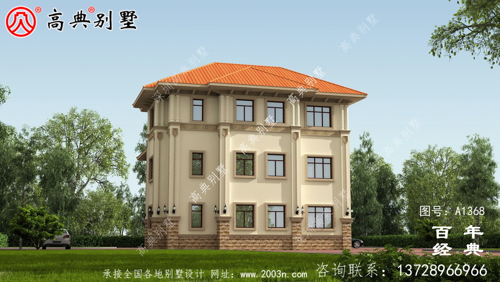 復(fù)式高檔三層歐式別墅全套設(shè)計(jì)圖_別墅設(shè)計(jì)圖紙