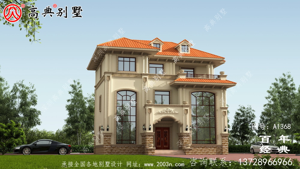 復(fù)式高檔三層歐式別墅全套設(shè)計(jì)圖_別墅設(shè)計(jì)圖紙