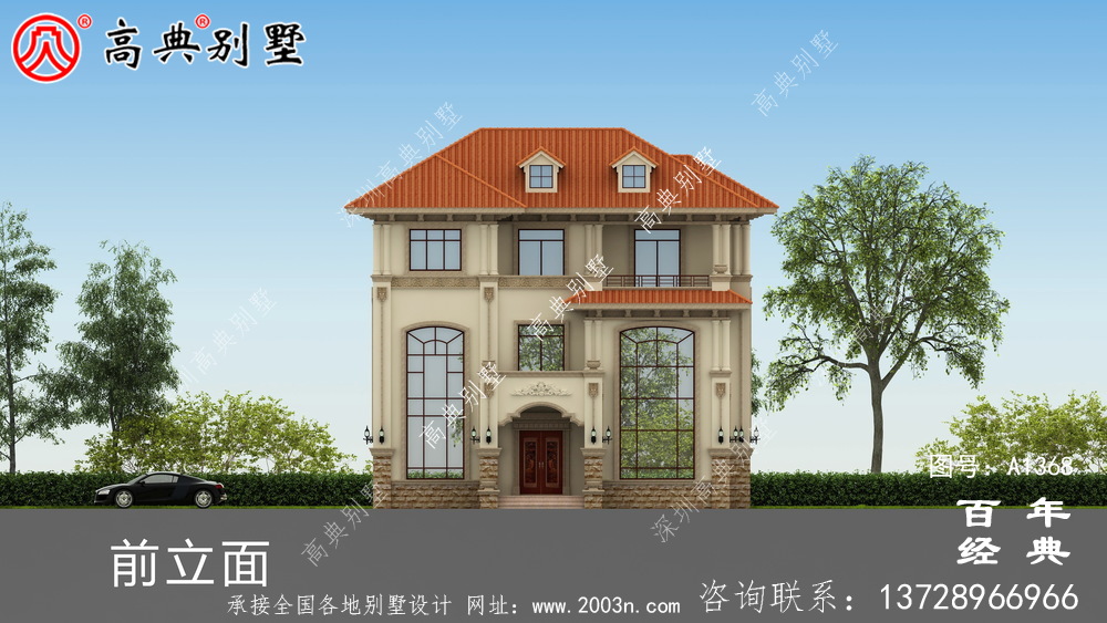 復(fù)式高檔三層歐式別墅全套設(shè)計(jì)圖_別墅設(shè)計(jì)圖紙