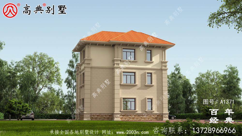 法式浪漫復(fù)式三層歐式別墅全套設(shè)計(jì)圖_別墅設(shè)計(jì)圖紙