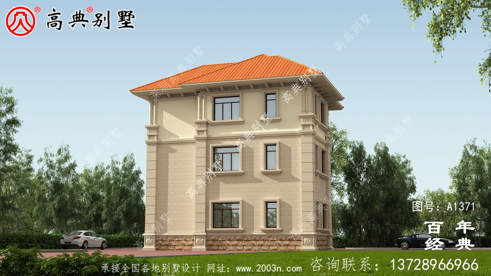 法式浪漫復(fù)式三層歐式別墅全套設(shè)計(jì)圖_別墅設(shè)計(jì)圖紙