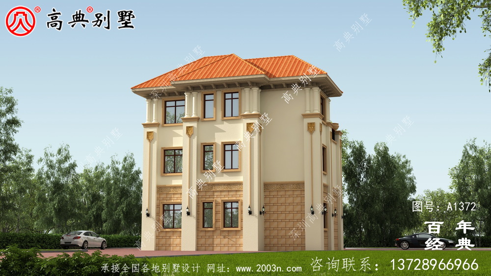 高檔三層農(nóng)村別墅全套設(shè)計(jì)圖_別墅設(shè)計(jì)圖紙