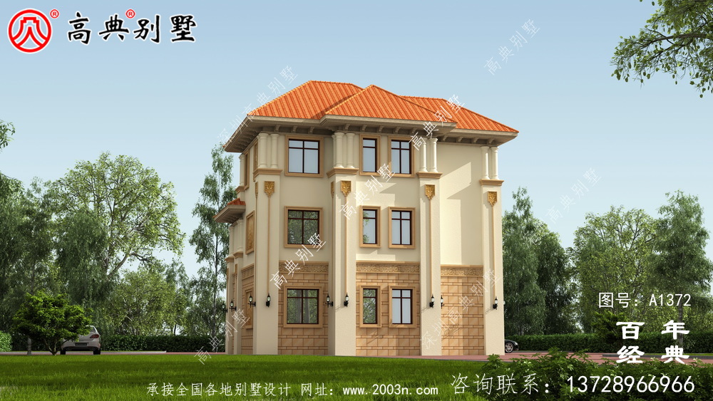 高檔三層農(nóng)村別墅全套設(shè)計(jì)圖_別墅設(shè)計(jì)圖紙