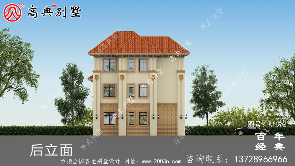 高檔三層農(nóng)村別墅全套設(shè)計(jì)圖_別墅設(shè)計(jì)圖紙