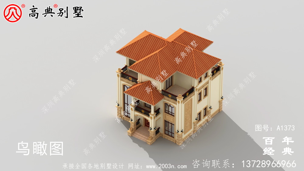 農村復式別墅設計圖紙三層_別墅設計圖紙