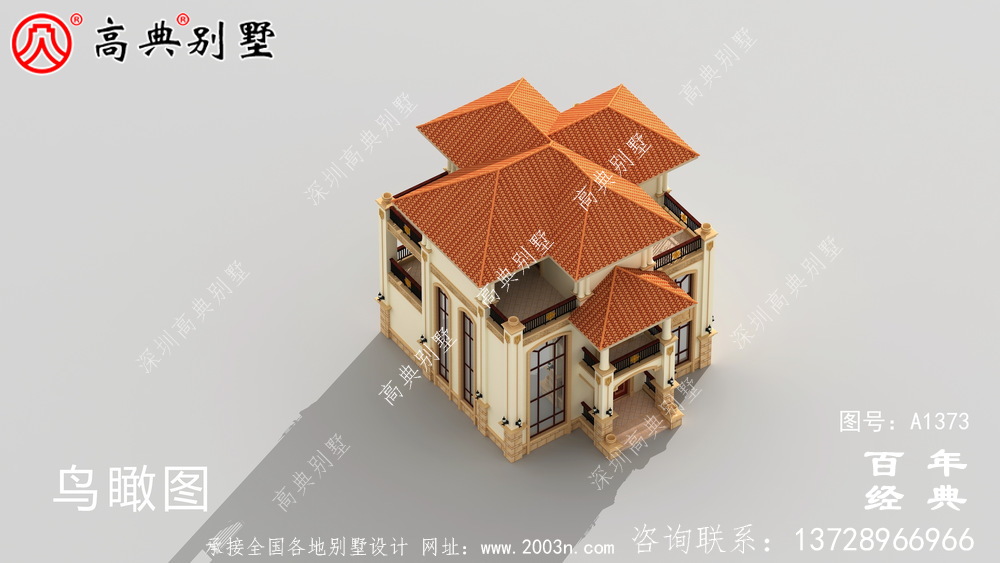 農村復式別墅設計圖紙三層_別墅設計圖紙