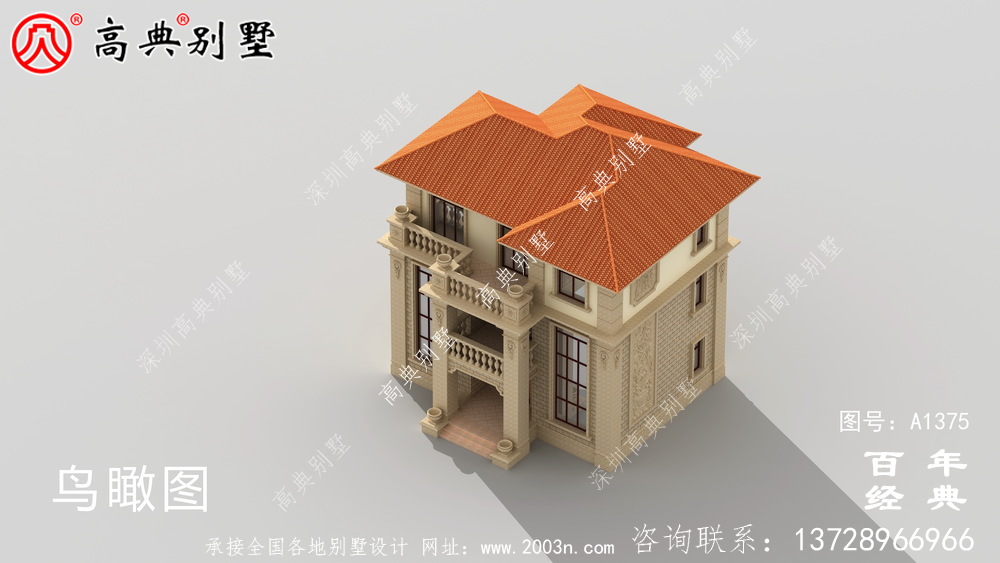 三層復式客廳農村別墅設計圖紙及設計效果圖_別墅設計圖紙