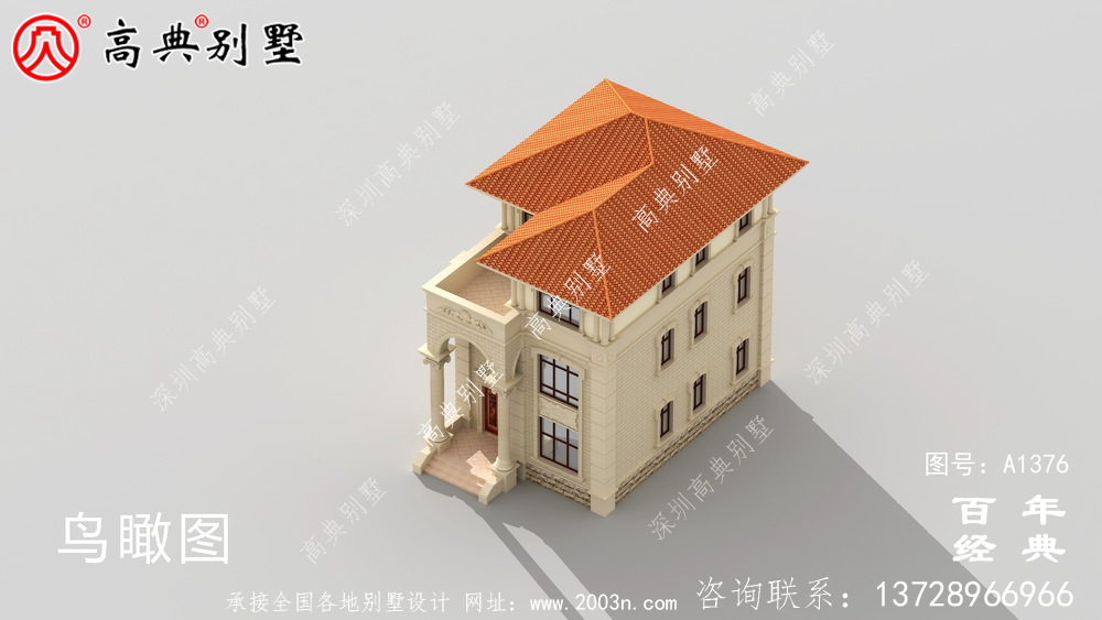 三層歐式別墅的實用設計圖和效果圖_別墅設計圖紙