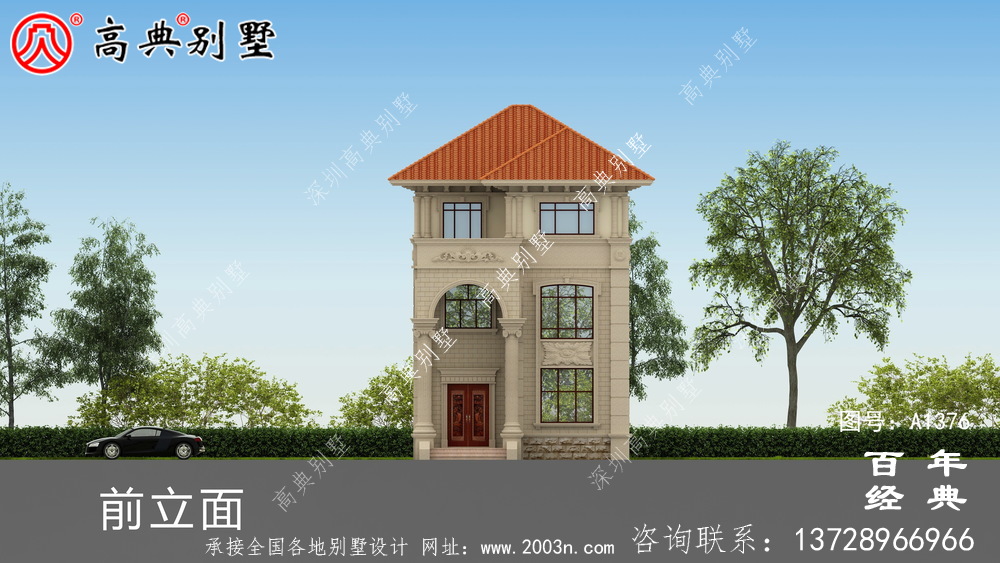 三層歐式別墅的實用設計圖和效果圖_別墅設計圖紙
